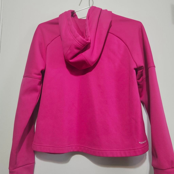 Women's Adidas Pink ClimaWarm Hoodie S - Picture 6 of 6